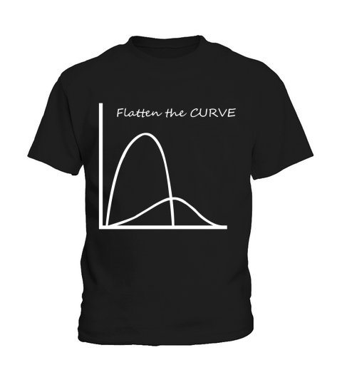 Flatten the curve Kids T-Shirt