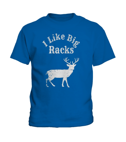 Mens Mens I Like Big Racks Shirt Vintage Distressed Look Kids T-Shirt