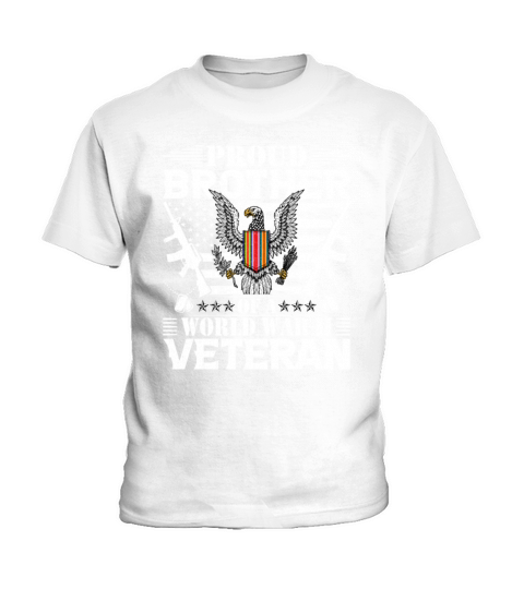 Proud Brother of a World War Il Veteran Kids T-Shirt