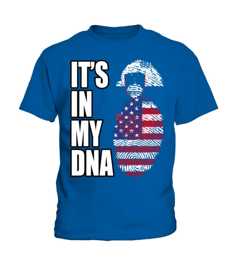 Slovenian And American Vintage Heritage DNA Flag Kids T-Shirt