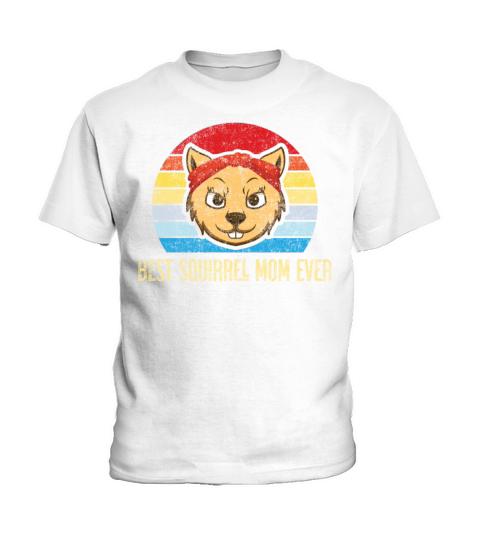 Squirrel Acorn Dad Father Retro Kids T-Shirt