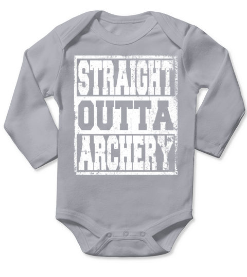 Archery Saying Funny Long Sleeve Baby One-Piece