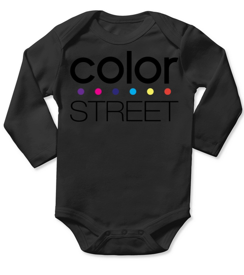 Color Street T-Shirts Funny shirt Colors Gift Tee Long Sleeve Baby One-Piece