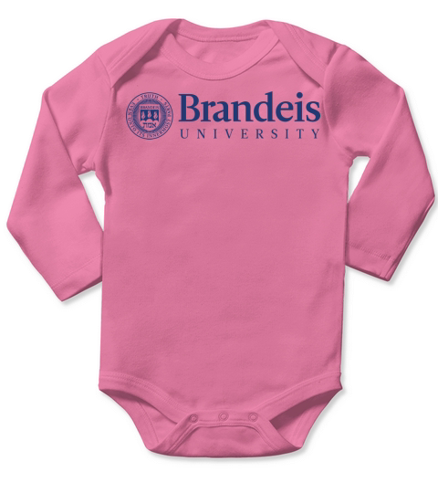 Simple Logo Brandeis University 2020 Long Sleeve Baby One-Piece
