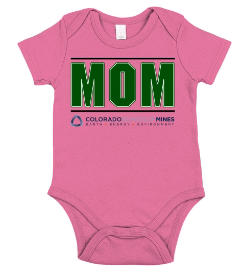 Colorado School Of Mines Proud Mom Parents Day 2020 Short Sleeve Baby One-Piece