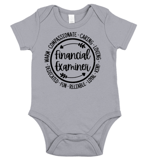 Financial Examiner Vintage Gift Short Sleeve Baby One-Piece
