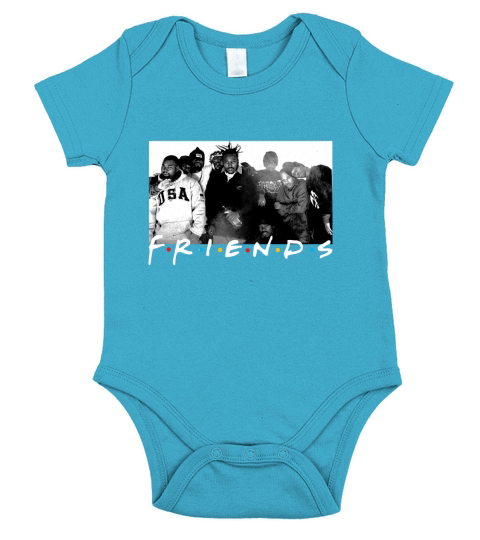 Friends Wu-tang Clan Retro Short Sleeve Baby One-Piece