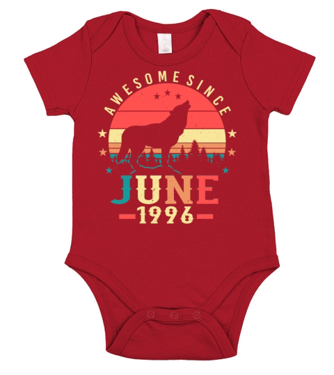 Gift Idea June 1996 Short Sleeve Baby One-Piece
