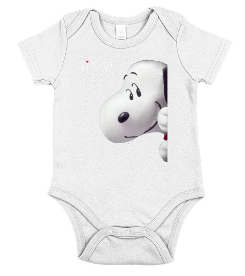 Snoopy hi mom you are awesome - Baby Onesie Short Sleeve Baby One-Piece
