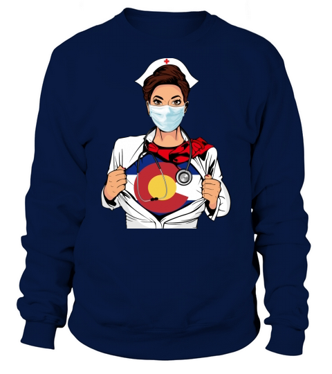 Nurse Strong Colorado Blood Inside Me Nationality 2020 - Posters Portrait Sweatshirt Unisex