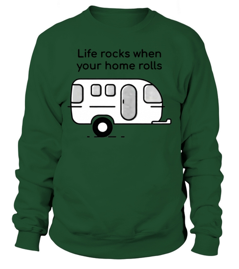 RV Life Camper Camping Gift Caravan Design Funny Sweatshirt Unisex