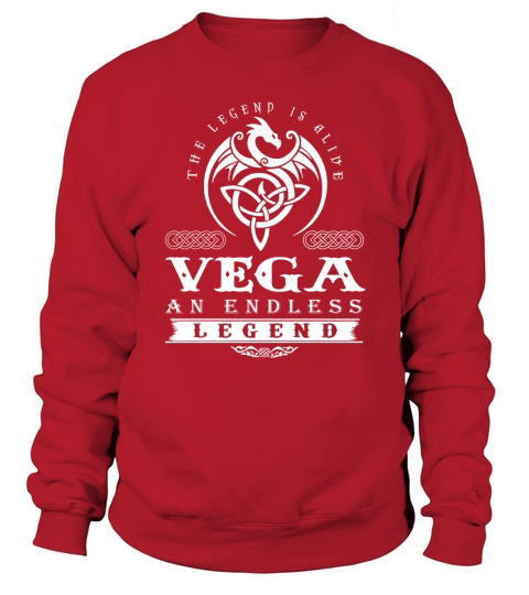 VEGA The Legend Is Alive VEGA An Endless Legend ColorWhite Sweatshirt Unisex