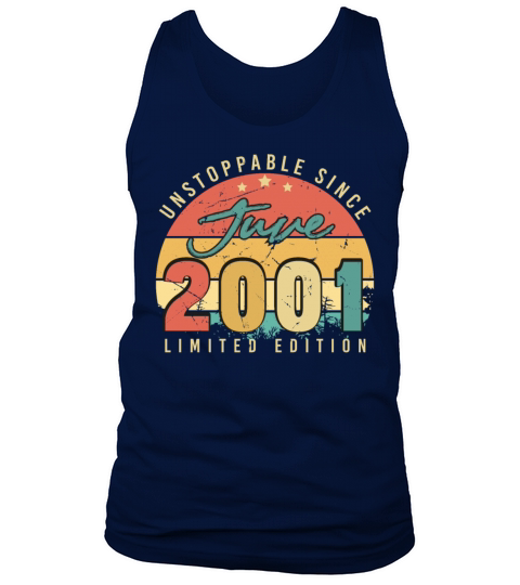 Birth Month June 2001 Tank Top Unisex