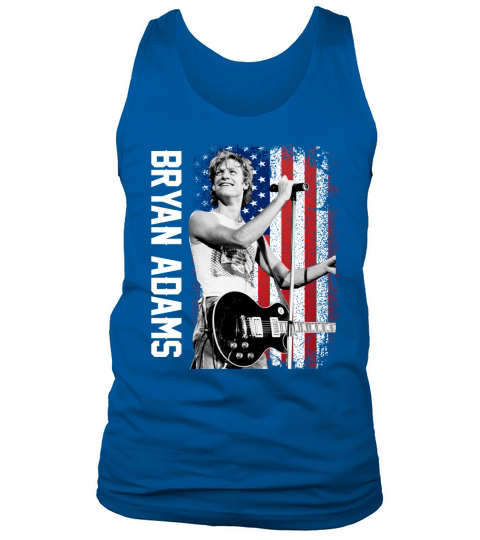Discover Cool Bryan Adams American Flag Tank Top Unisex