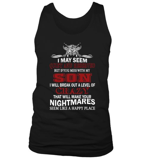 IF YOU MESS WITH MY SON Tank Top Unisex