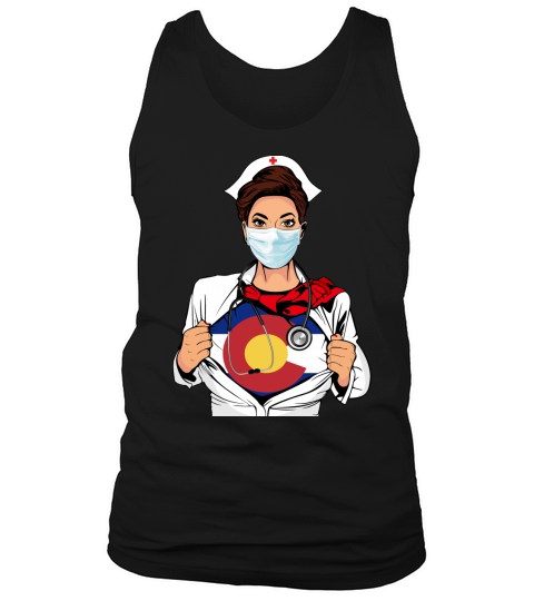 Nurse Strong Colorado Blood Inside Me Nationality 2020 - Posters Portrait Tank Top Unisex
