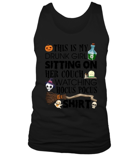 This Is My Drunk Girl Sitting On Her Couch Tank Top Unisex