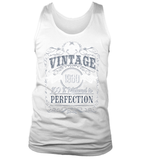 Vinage 1960 birthday year of birth 1960 gift Tank Top Unisex