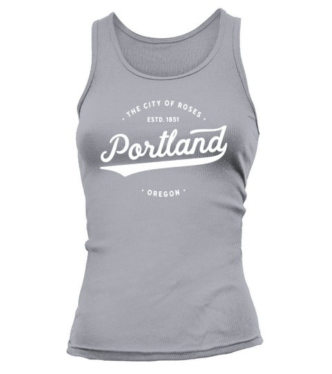 Classic Retro Vintage Portland Oregon City Of Roses Tshirt Tank top Woman