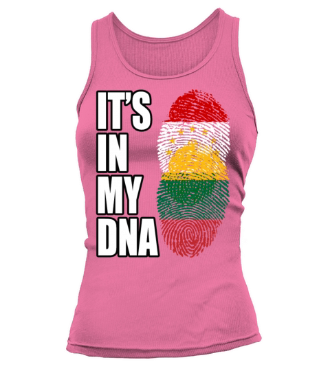 Tajikistani And Lithuanian Vintage Heritage DNA Fl Tank top Woman