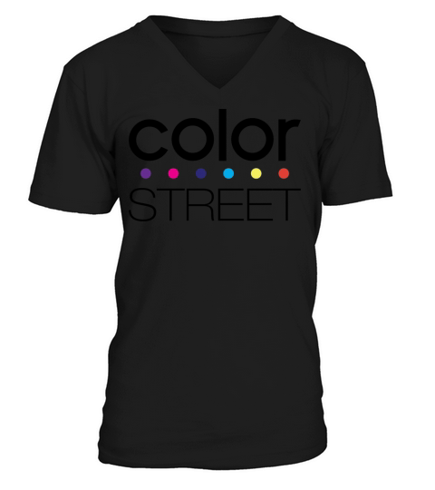 Color Street T-Shirts Funny shirt Colors Gift Tee V-Neck T-shirt