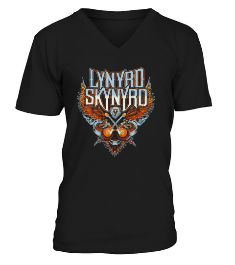 Lynyrd Skynyrd Unisex adult 2020 V-Neck T-shirt