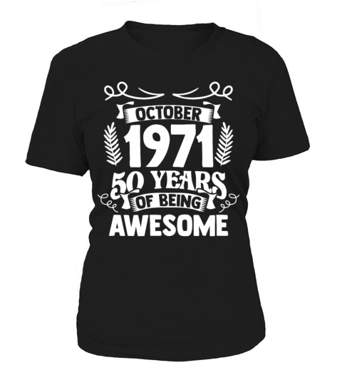 Celebrating October Birth Month 50 Years Women's T-Shirt