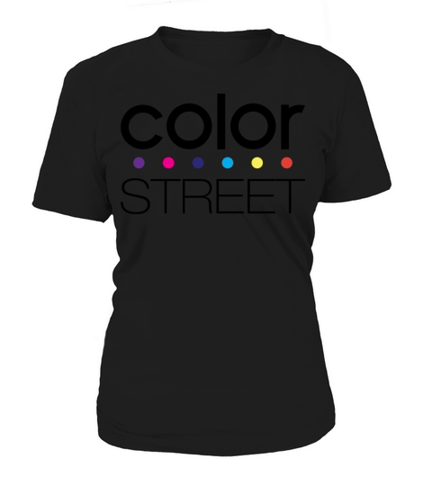 Color Street T-Shirts Funny shirt Colors Gift Tee Women's T-Shirt