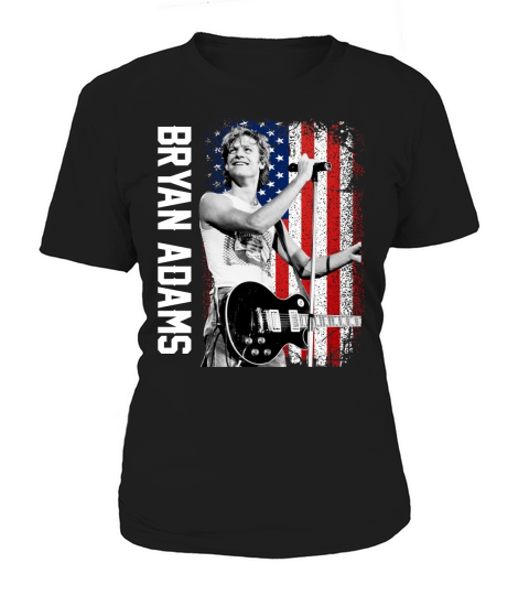 Discover Cool Bryan Adams American Flag Women's T-Shirt