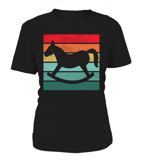 Girls Horse Riding Shirt Vintage Retro Women's T-Shirt