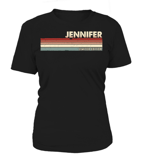 Jennifer Funny Retro Vintage Name surname 80s 90s Women's T-Shirt