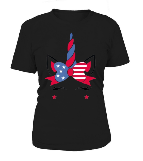 Unicorn American 4th Of July Independence Day shirt Women's T-Shirt