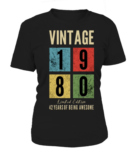 vintage 1980 Limited Edition Women's T-Shirt