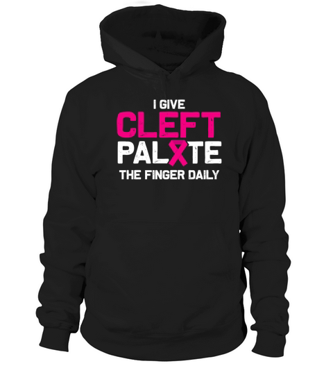 Cleft Palate Lip Living Strong Awareness design Hoodie Unisex