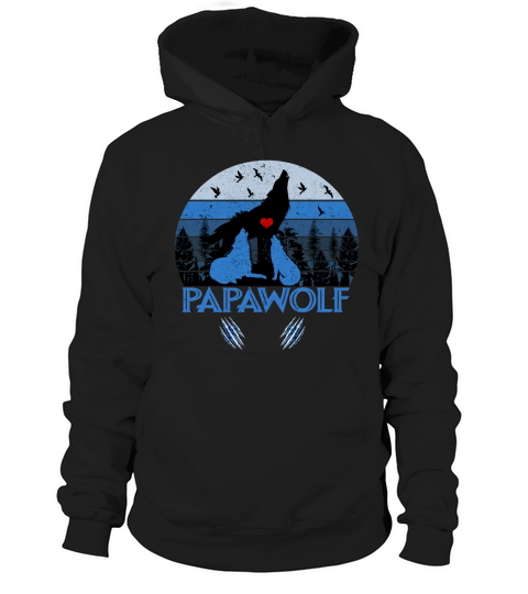Funny Papawolf Wolf Vintage 2020 Hoodie Unisex