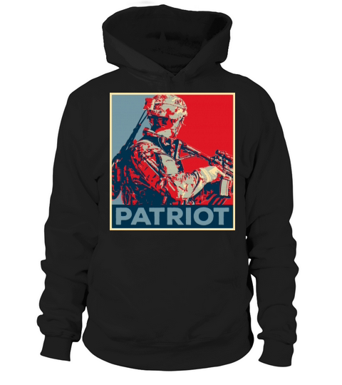 Patriot Vintage Poster Army Hoodie Unisex