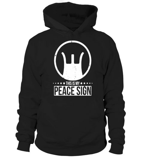 This Is My Peace Sign Gun 2nd Amendment T-Shirt Hoodie Unisex