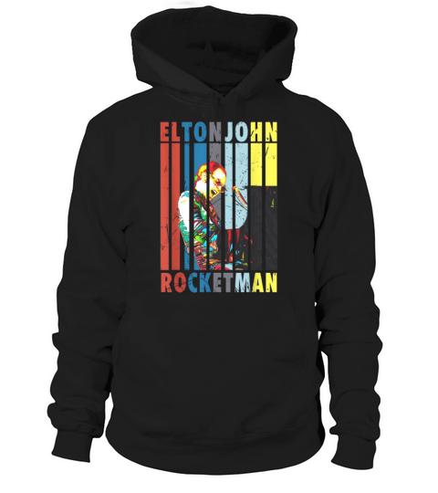Vintage Elton John Rocketman Playing Piano shirt Hoodie Unisex