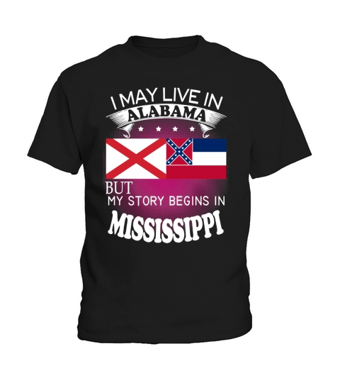 ALABAMA -  MISSISSIPPI Kids T-Shirt