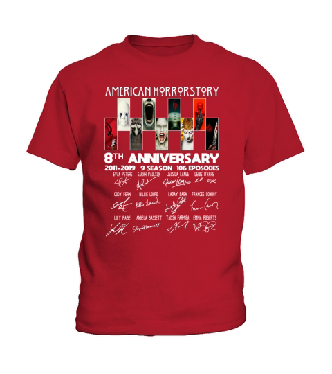 America Horror Story 8th anniversary shirt Kids T-Shirt