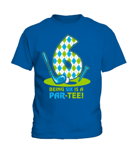 Golf Par Tee 6th Birthday T-Shirt Kids T-Shirt