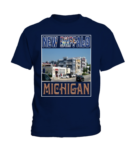 New Buffalo-Michigan Kids T-Shirt