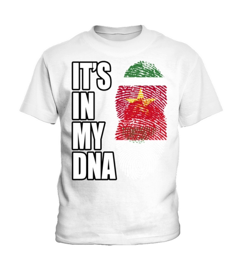 Surinamese And Indonesian Vintage Heritage DNA Fla Kids T-Shirt