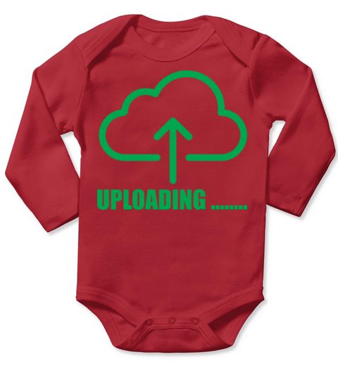 Funny uploading Long Sleeve Baby One-Piece