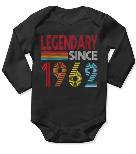 Legendary Since 1962 Long Sleeve Baby One-Piece