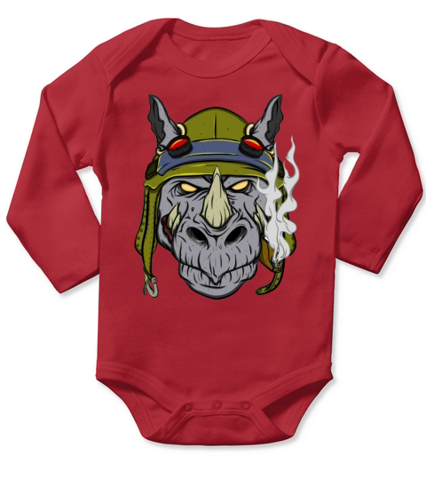 Rocksteady Long Sleeve Baby One-Piece