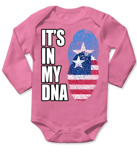 Somali And Liberian Vintage Heritage DNA Flag Long Sleeve Baby One-Piece