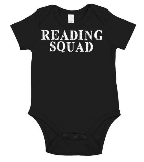 Best Friend Funny - Reading Squad Short Sleeve Baby One-Piece