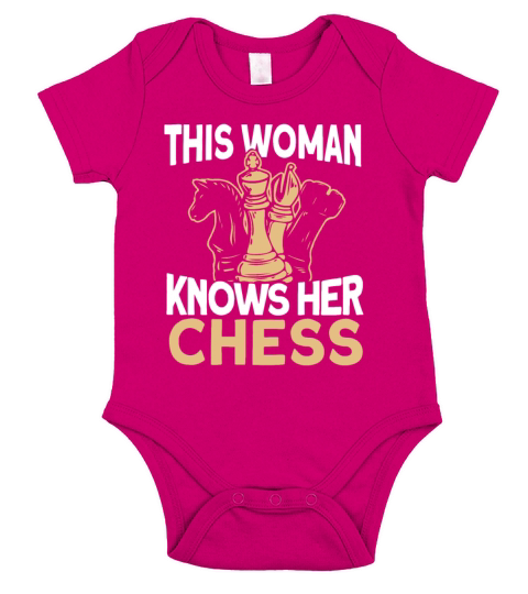 Chess Player Club Chessboard Short Sleeve Baby One-Piece