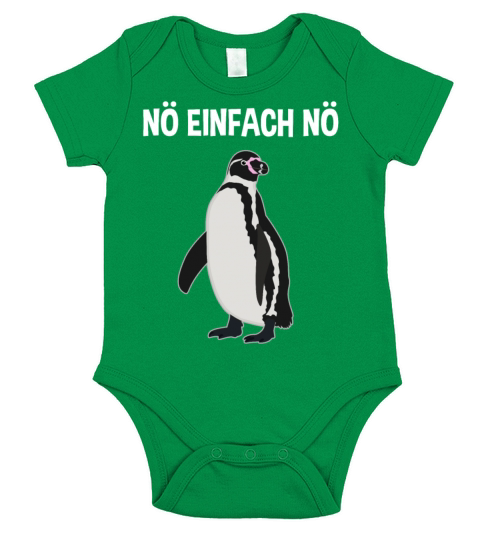 Funny Penguin Quote Seabird Bird Sea Animal Gift Short Sleeve Baby One-Piece